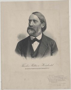Theodor Ritter Hornbostel (nyomtatás) alkotó: Artist Unknown