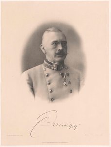 Viktor gróf Dankl von Krasnik (nyomtatás) alkotó: Artist Unknown