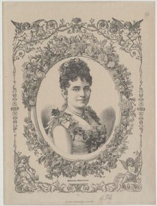 Wilhelmine Mitterwurzer (nyomtatás) alkotó: Artist Unknown