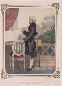 Wolfgang Amadeus Mozart alkotó: Artist Unknown