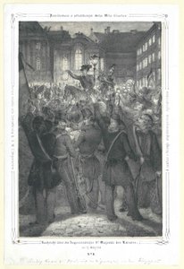 Szó az engedményen keresztül Uram felség a császár 1848. május 15-én alkotó: Artist Unknown