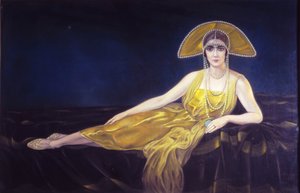 Wally Toscanini portréja, 1925.