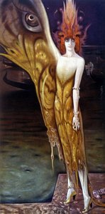 Marchesa (Marquise) Luisa Casati (1881-1957) portréja, Arturo Martini (1885-1947) 1912-ben.