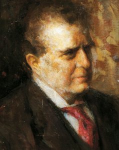 Pietro Mascagni portréja (Livorno