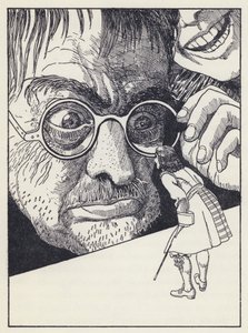 Illusztráció a Gulliver utazásaihoz, Jonathan Swift (litho) alkotó: Artus Scheiner