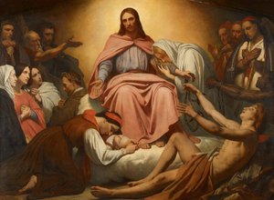 Krisztus, a Vigasztaló alkotó: Ary Scheffer