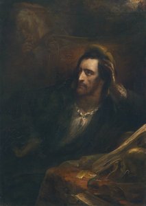 Faust dolgozószobájában, jobbra lent, Ary Scheffer 1831 aláírásával és keltezésével alkotó: Ary Scheffer