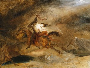 Lenore, A halottak gyorsan mennek, alkotó: Ary Scheffer