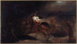 Lénore, a holtak gyorsan lovagolnak alkotó: Ary Scheffer