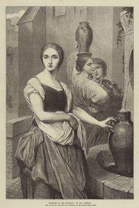 Margaret a szökőkútnál alkotó: Ary Scheffer