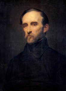 Eugene Cavaignac (1802-1857) Algéria főkormányzójának portréja Ary Scheffer festménye (1795-1858) XIX. Homályos. 0,76x0,56 m. alkotó: Ary Scheffer