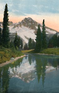 Mount Rainier és Reflection Lake, 1916