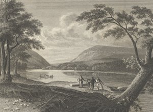 Delaware Water Gap, 1830. alkotó: Asher Brown Durand