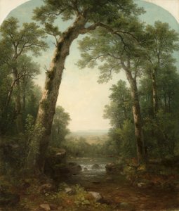 Erdei patak kilátással alkotó: Asher Brown Durand