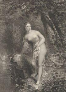 Musidora, 1825. alkotó: Asher Brown Durand