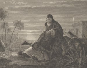 A haldokló görög, kb. 1830. alkotó: Asher Brown Durand