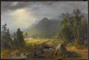 Az első aratás a vadonban, 1855