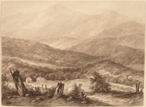 Fehér hegyek (?) alkotó: Asher Brown Durand