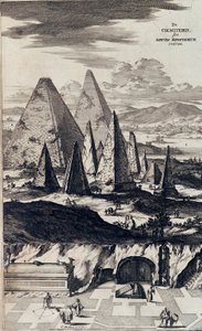 A fekete fáraók piramisai – Athanase Kircher „” Szfinx misztagogában” alkotó: Athanasius Kircher