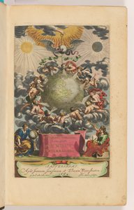 A Mundus Subterraneus címlapja alkotó: Athanasius Kircher