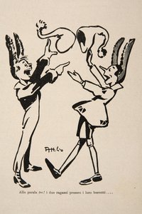 Pinokkió és Candlewick, illusztráció a "Pinokkió"-ból