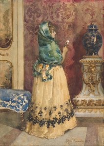 A miniatűr, kb. 1863-1925. alkotó: Attilio Simonetti