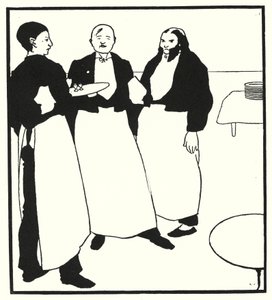 Cafe Boys (metszet) alkotó: Aubrey (after) Beardsley
