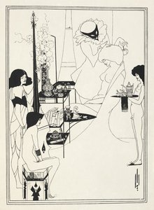 Illusztráció Oscar Wilde „Saloméjához”.