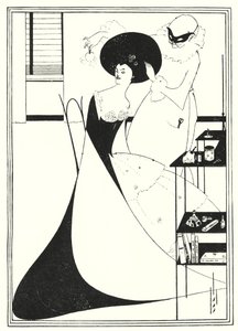 Salome toalettje (metszet) alkotó: Aubrey (after) Beardsley