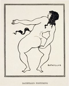 Bathyllus, Roman dancer and performer of pantomimus alkotó: Aubrey Beardsley