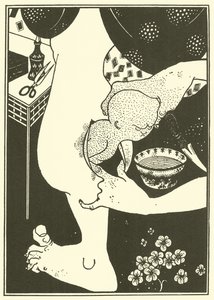 A lábszár vádli születése alkotó: Aubrey Beardsley