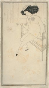 J. M. Whistler karikatúrája alkotó: Aubrey Beardsley