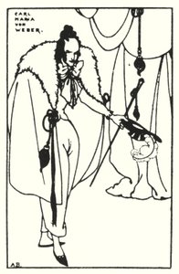Carl Maria von Weber alkotó: Aubrey Beardsley