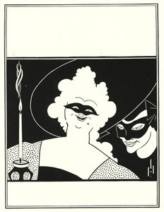 A „Sárga könyv” I. kötetének borítóterve alkotó: Aubrey Beardsley