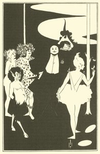 Frontispiece, John Davidson darabjai, 1893 alkotó: Aubrey Beardsley