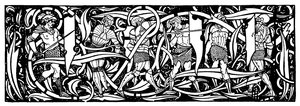 Fejdísz, Sir Thomas Malory "Le Morte d
