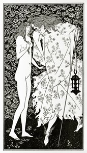 A titokzatos rózsakert, 1894 körül alkotó: Aubrey Beardsley