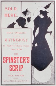 A The Spinsters Scrip című plakát, Cecil Raynor összeállítása szerint, a Macmillan & Co.