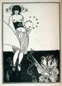 Salome, az Oscar Wilde által írt darab illusztrációja alkotó: Aubrey Beardsley