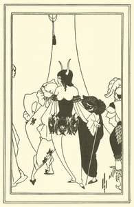 A Vörös Halál maszkja alkotó: Aubrey Beardsley
