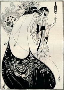 A pávalány, 1893 alkotó: Aubrey Beardsley