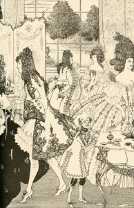 A zár megerőszakolása, 1896, 1928. alkotó: Aubrey Beardsley