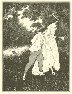 A három zenész alkotó: Aubrey Beardsley