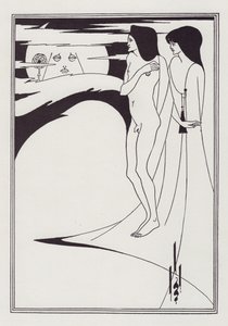 A nő a Holdban, 1893. alkotó: Aubrey Beardsley