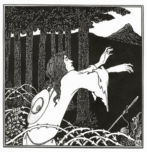 Tannhauser visszatérése a Venusbergbe, "Vénusz és Tannhauser története", 1895