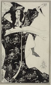Varázsló Vergilius, 1893 körül alkotó: Aubrey Beardsley