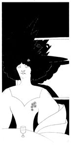 „Várakozás”, 1893 alkotó: Aubrey Beardsley