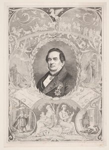 Adam Oehlenschlager. Emléklap alkotó: August Edward Adolf Heimburger