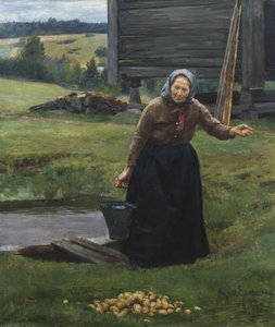 A burgonya mosása