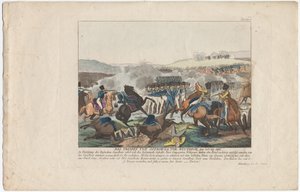 A Vitebszk melletti Ostrovno találkozója 1812. július 25-én alkotó: August Friedrich Andreas Campe